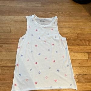 Women’s tank - pink and purple flip flops